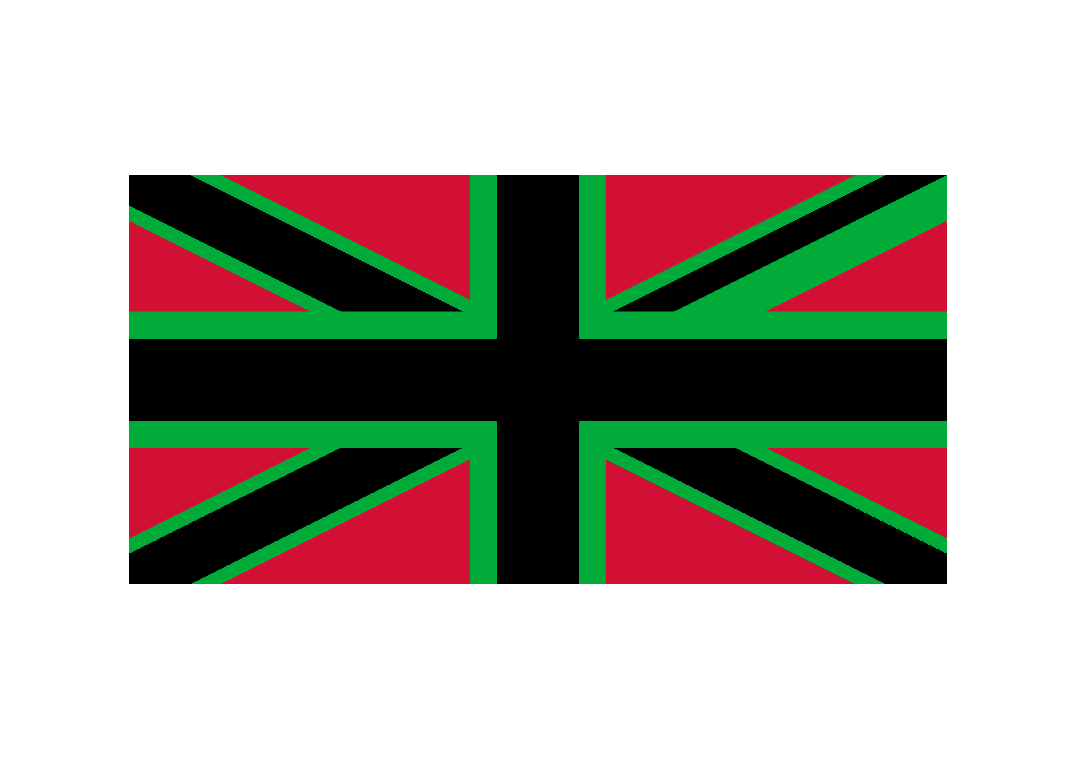 African Britain Flag Logo