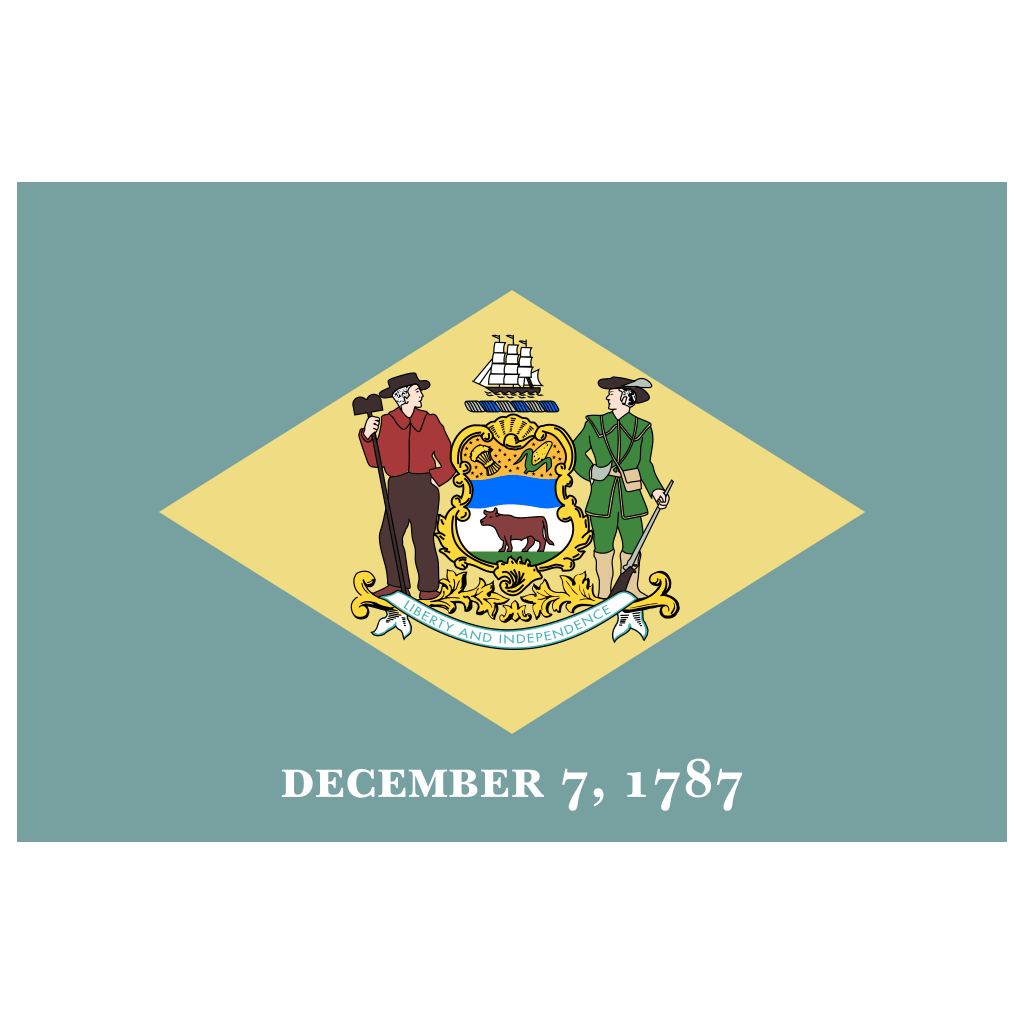 Delaware Flag Logo PNG Download