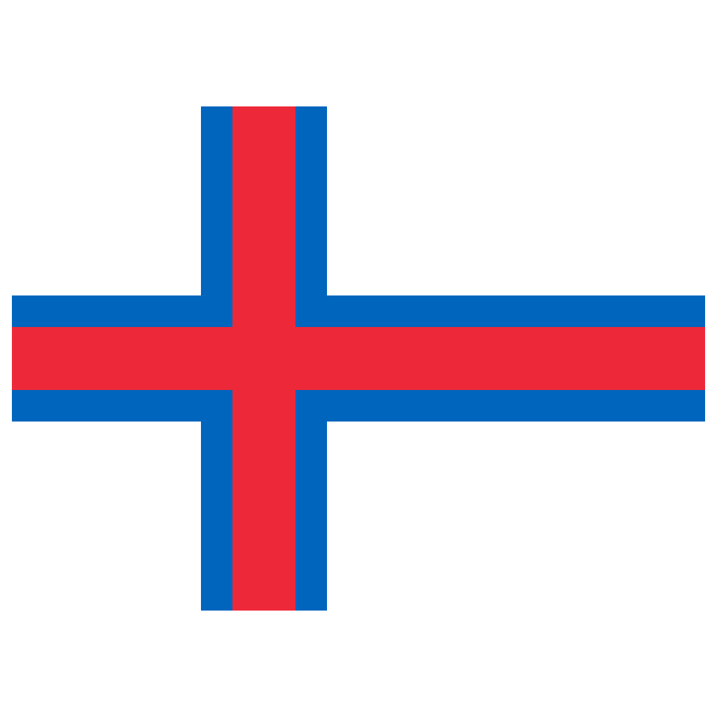 Faroe Islands Flag Logo PNG Download