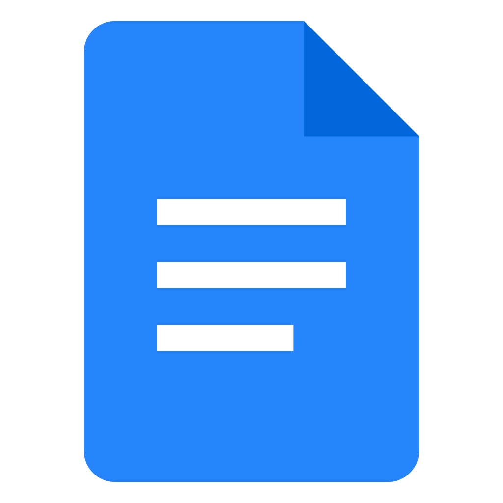Google Docs Logo PNG Download