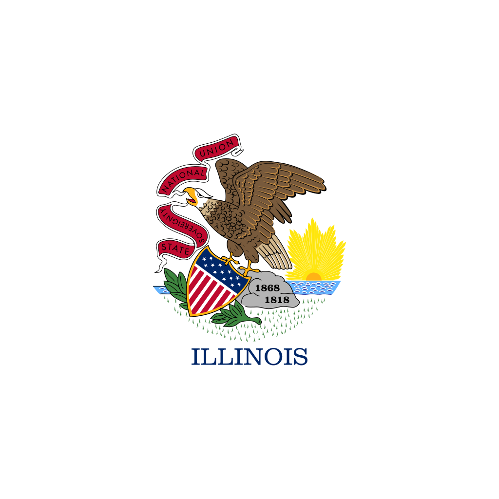 Illinois Flag Logo PNG Download