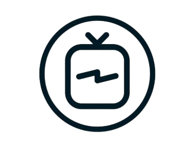 Instagram Igtv Black Logo PNG Download