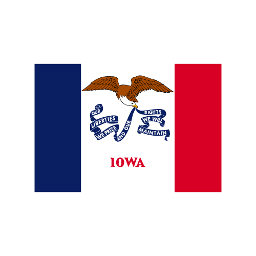 Iowa Flag Logo PNG Download