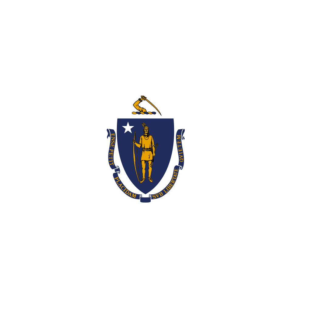 Massachusetts Flag Logo PNG Download