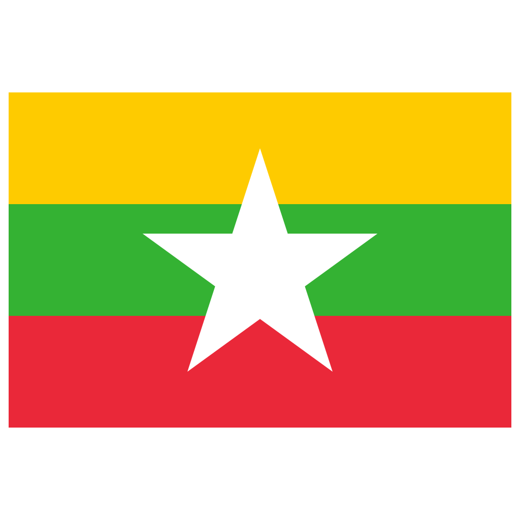 Myanmar Burma Flag Logo PNG Download