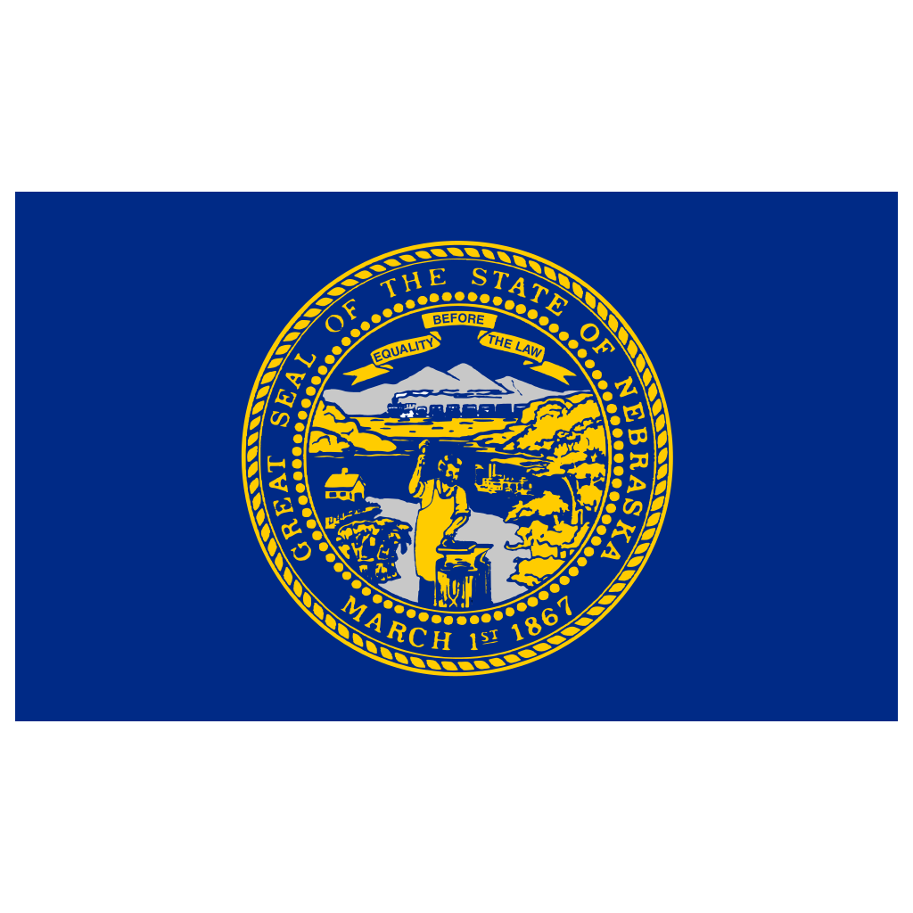 Nebraska Flag Logo PNG Download