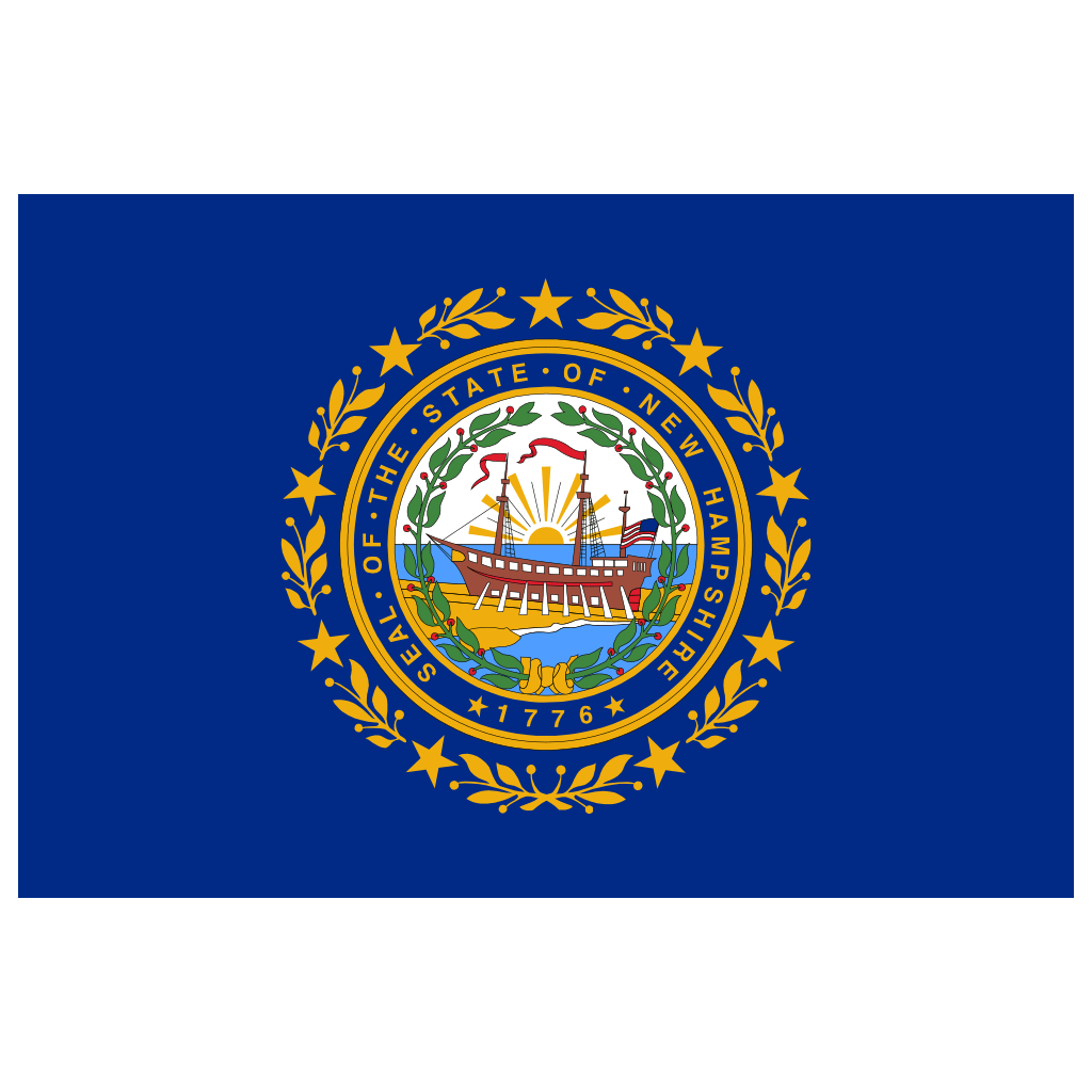 New Hampshire Flag Logo PNG Download