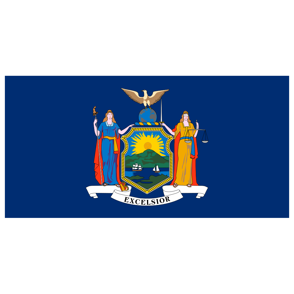 New York Flag Logo PNG Download