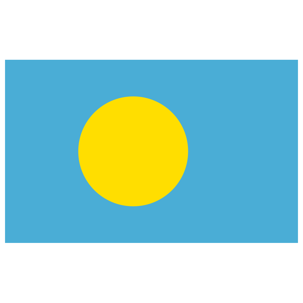 Palau Flag Logo PNG Download