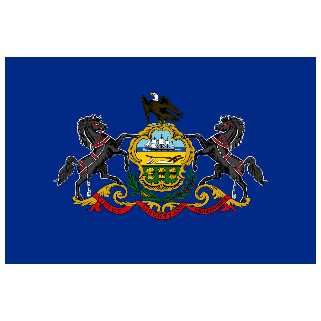Pennsylvania Flag Logo PNG Download
