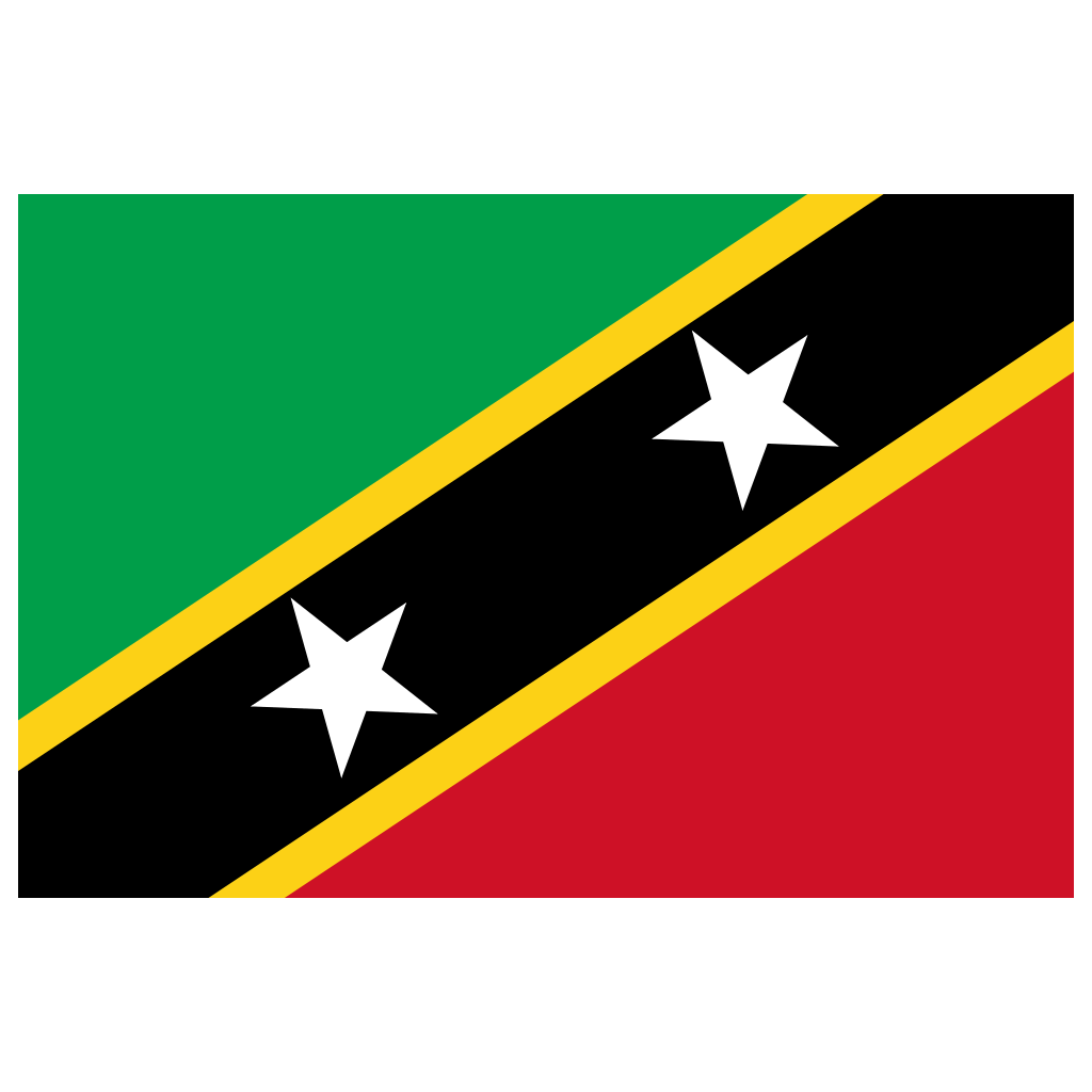 Saint Kitts and Nevis Flag Logo PNG Download