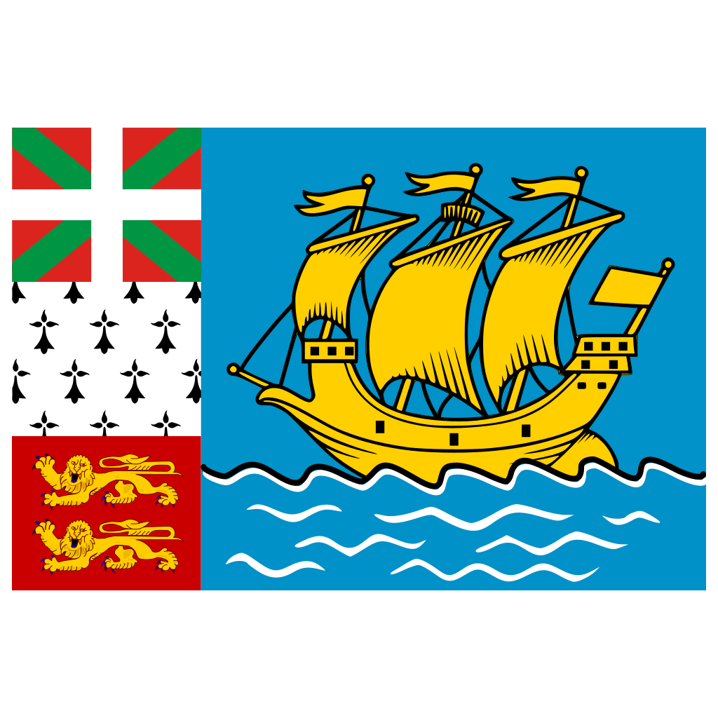 Saint Pierre and Miquelon Flag Logo PNG Download