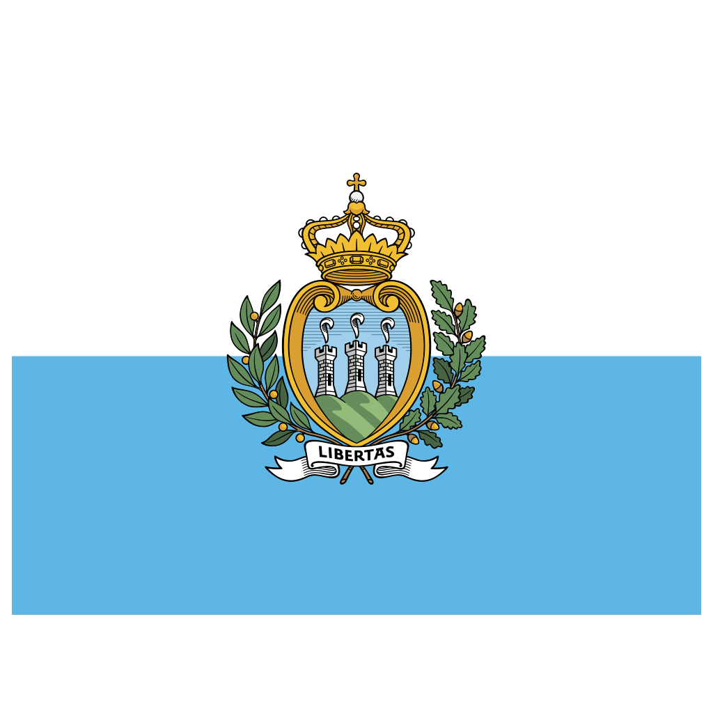 San Marino Flag Logo PNG Download