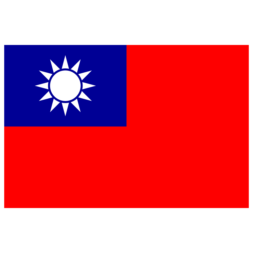 Taiwan Flag Logo PNG Download