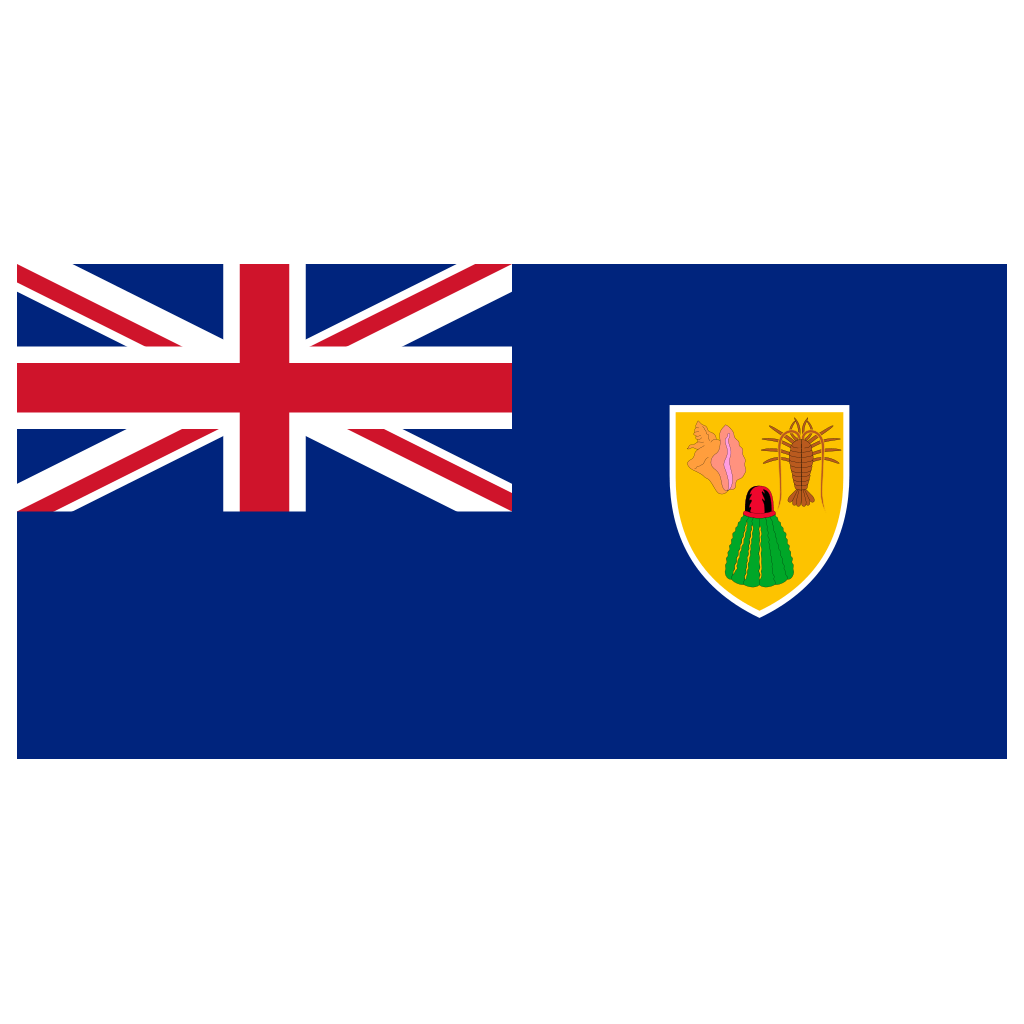 Turks and Caicos Islands Flag Logo PNG Download