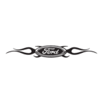 Ford Chisled With Flames Logo PNG Download