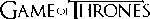 Game Of Thrones horizontal Logo PNG Download