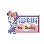 Minnie Mouse Star Quality Logo PNG Download