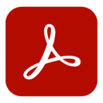 PDF Adobe Acrobat Reader Logo PNG Download
