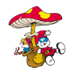 Santa Smurf Logo PNG Download