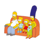 The Simpsons Family Logo PNG Download