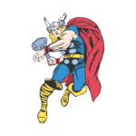 Thor Cartoon Logo PNG Download