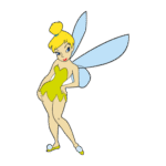 Tinkerbell Character Logo PNG Download