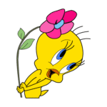 Tweety Flower Logo PNG Download