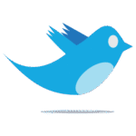 Twitter bird Logo PNG Download